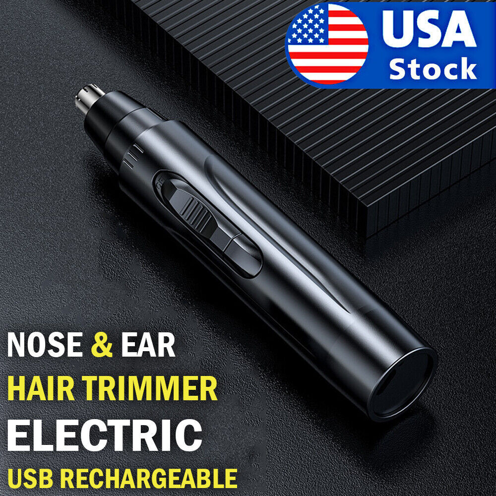 Electric Nose Ear Hair Trimmer Eyebrow Shaver Nose Hair Clipper Groomer For MEN