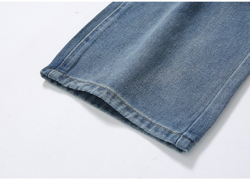 Fashion Personality Retro Washed Jeans Men